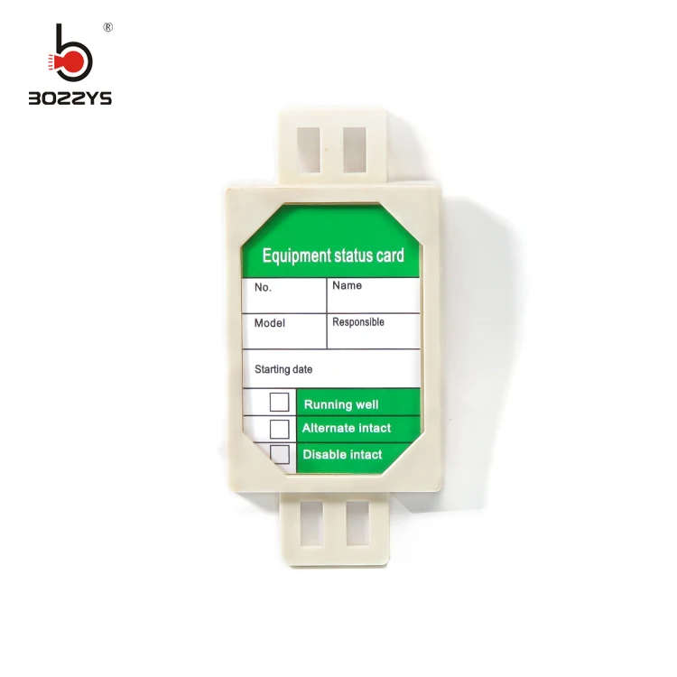 BD-P31 Safety Tagout Plant Machinery Harness Micro Tag, lockout tagout equipment