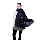 2019 Hot Products Color Ball Pashmina Lady Chiffon Hijab Shawl Scarf