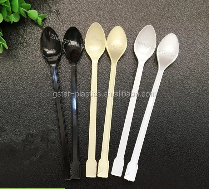 disposable plastic small spoons/ice cream ps spoons/sundae