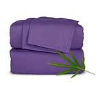Bed Sheet Bamboo Bed Sheet Soft And Silky Customized Size 100% Organic Bamboo Fiber Bed Sheet Set