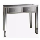 antique furniture mirrored console table with drawer