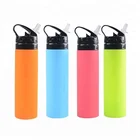 private label foldable silicone water bottle outdoor sport bottle