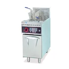 KFC Commercial Electric Stainless Steel Restaurant Potato Chicken Basket Frying Machine Fat Deep Induction Stand Fryer