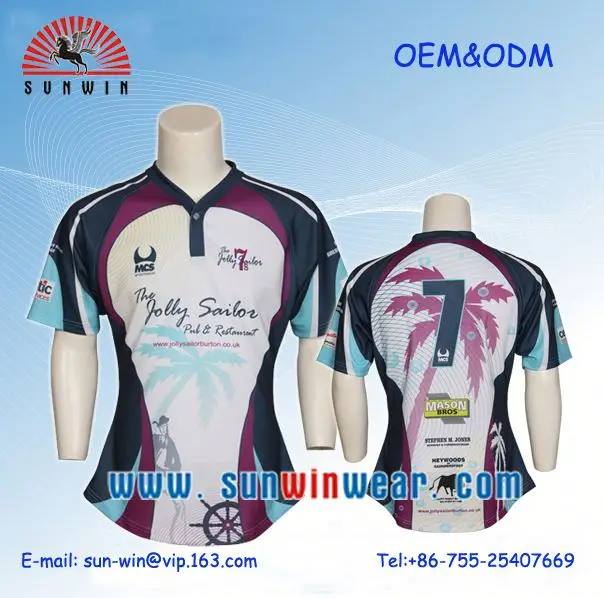 argentina rugby shirt/Blank Sublimation American Football Training Jersey