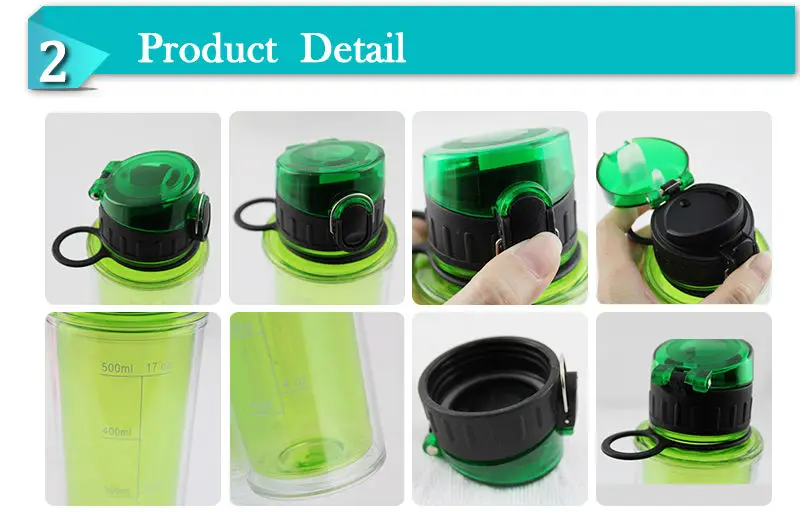 2014 NEW plastic water bottle with strap