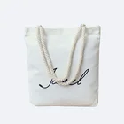 Eco promotion recycle reusable foldable blank printed handmade folding storage carry cloth jute cotton canvas tote shopping bag