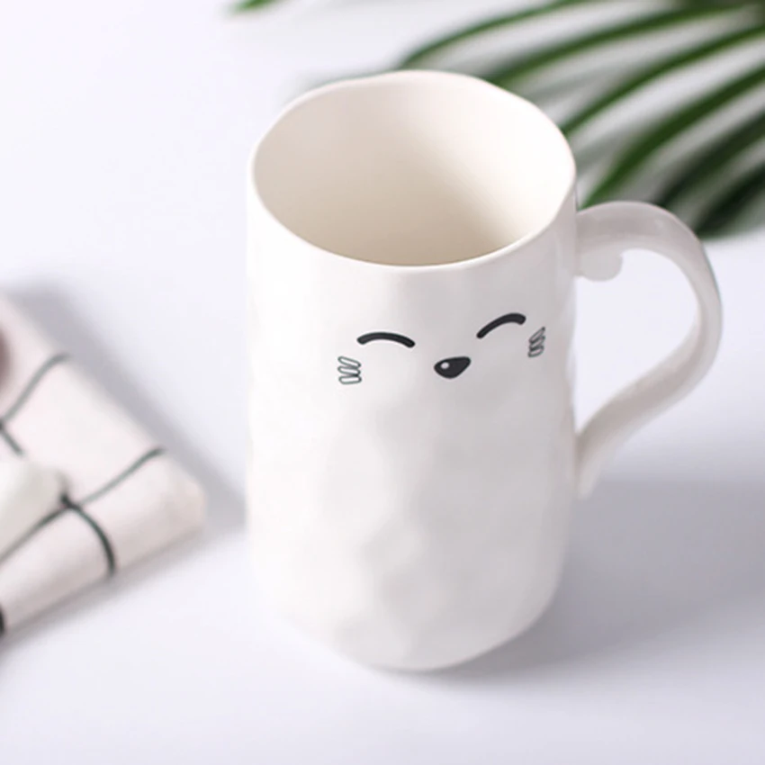 ceramic cat coffee mug