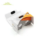 2019 New Promotional Folded Vr Headset Google Cardboard 3d Virtual Reality Glasses