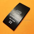 high quality cheap custom satin neck printing labels for clothing