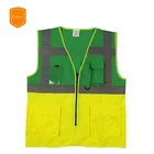 High Visibility Full Designs Security Reflective Safety Afety Vest With Pockets