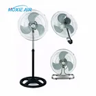 18 inch electric industrial stand fan metal pedestal industrial floor fan