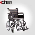 Detachable armrest and footrest painted frame steel wheelchair
