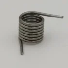 Spring clips for recessed lighting button loaded