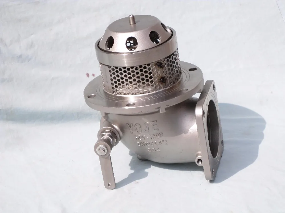 fuel tank truck 4 inch stainless steel foot valve