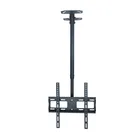 Black 26 to 55" Plasma/LCD TV Ceiling Mount Bracket 400x400mm