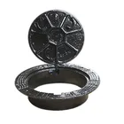 Outdoor Drain Cover Heavy Spherical Sewer Manhole Cover And Frame