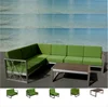 Hotel Furniture luxury leisure Plastic Wood combined lounge Garden Beach aluminum corner Sofa patio sectional sofa outdoor sofa
