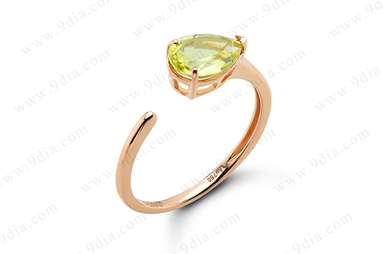 2020 Jewelry Wholesale Natural Tourmaline Gemstone Single Stone 1 Gram Gold Ring Jewelry