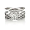 diamond engagement ring wedding jewelry 18 carat white gold promise rings