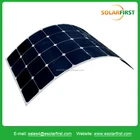High efficiency 120W Sunpower cell Semi Flexible solar panel