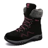 Italian Genuine Leather Warm Boots,Cheap Ladies Snow Shoes,Faux Fur Winter Shoes For Women