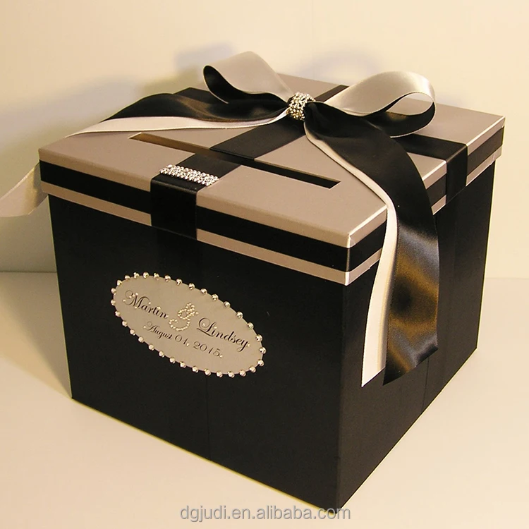 white wedding gift packaging box