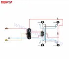 high quality cheapest trailer air brakes with ABS air brake system parts truck trailer brake system for sale