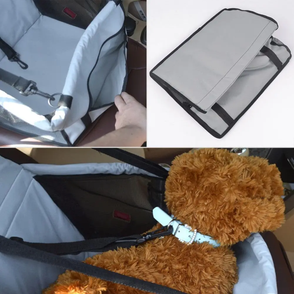 2016 new high quality Foldable Pet Dog Cat Car Crate Lookout Booster Seat Bag Carrier Travel Bed