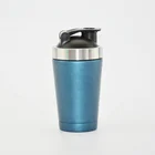 Double Wall Stainless steel Vacuum Gym Protein Powder Shaker Bottle Mix Cup