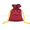 Best sell Silk screen printing Pouch small satin drawstring bag With custom logo