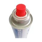 Aerosol Butane Gas Butane Butane Gas Aerosol Cans OEM LOGO Printing Aerosol Portable Butane Gas Cans With Valve And Cap