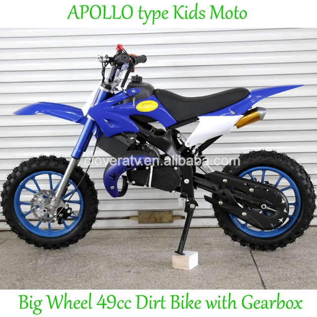 gas powered kids motorcycle 49cc mini dirt bike cross motor