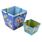 Kids Strong Customized paper packaging toys for baby children toy storage box
