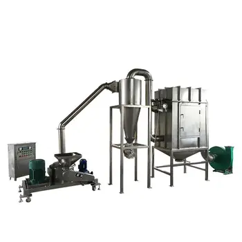 Pulse absorption flavoring powder pulverizer