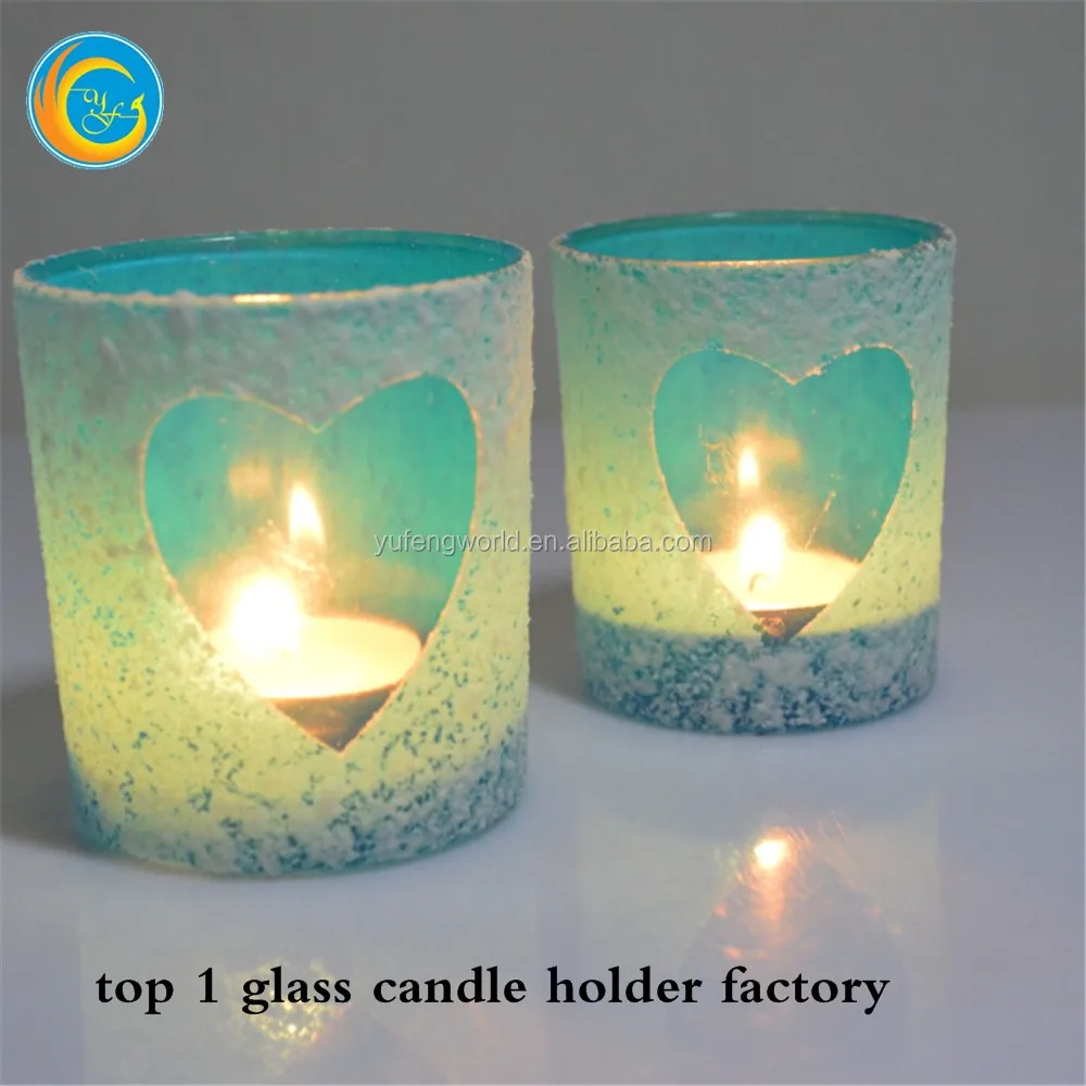 glass candle jar with stainless steel lid,candle holder glass
