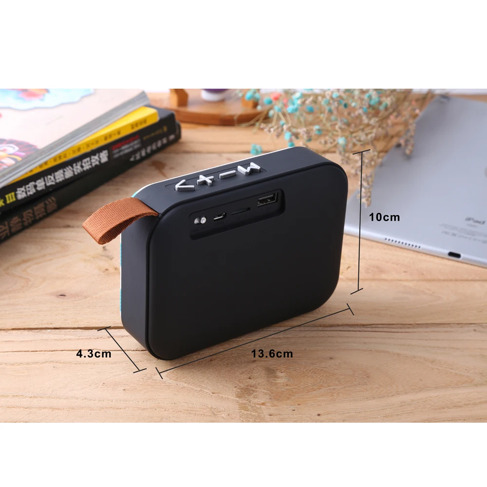 2019 new products high-end aluminium vatop mini portable bluetooth speaker with fm radio - ANKUX.COM