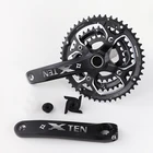 Prowheel TEN-751-TT Mountain Bike Hollow 9S 26 36 48T Bicycle Crank Set Chain Wheel