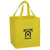 Promotional logo 80g polypropylene grocery tote shopping non woven bag