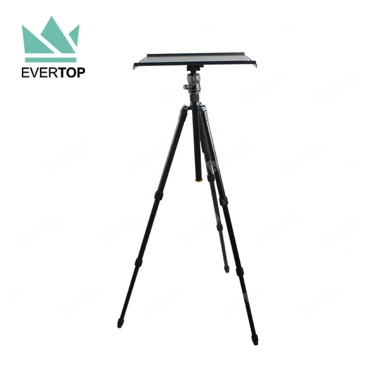 Tstt01b Hot Sale Aluminium Tripod Stand Laptop Stand Portable