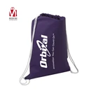 sedex factory Recyclable Logo Printing Pure Cotton 12oz Drawstring Backpack Bag For Kids Gym Sports