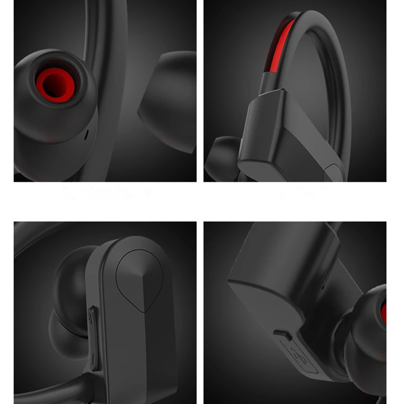 New product Smart Blue tooth Sports Headset 4.1 Stereo Hanging Ear In-ear earphone Running Blue tooth Wireless Headphones - ANKUX.COM
