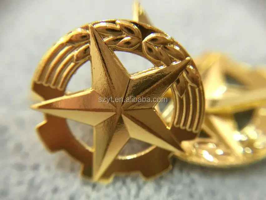 promotional gifts star metal medal lapel pin