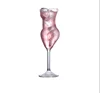 Creative Borosilicate Lady Body Shape Cup Drinking Ware Home Bar woman body Red Wine glass