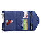 Wholesale Soft Premium Leather Business Travel Passport Cover Wallet with Card Holders