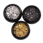 Top fashion mixed color full beauty nail rhinestones crystal DIY 3D glitter nail art decoration