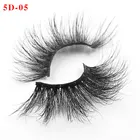 5D real mink lash false eyelash with custom packages
