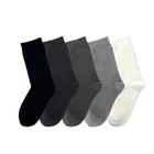 MEIKAN Brand Cheap Colorful Crew Socks Terry Thin black blue Sox Custom Bamboo Women Socks