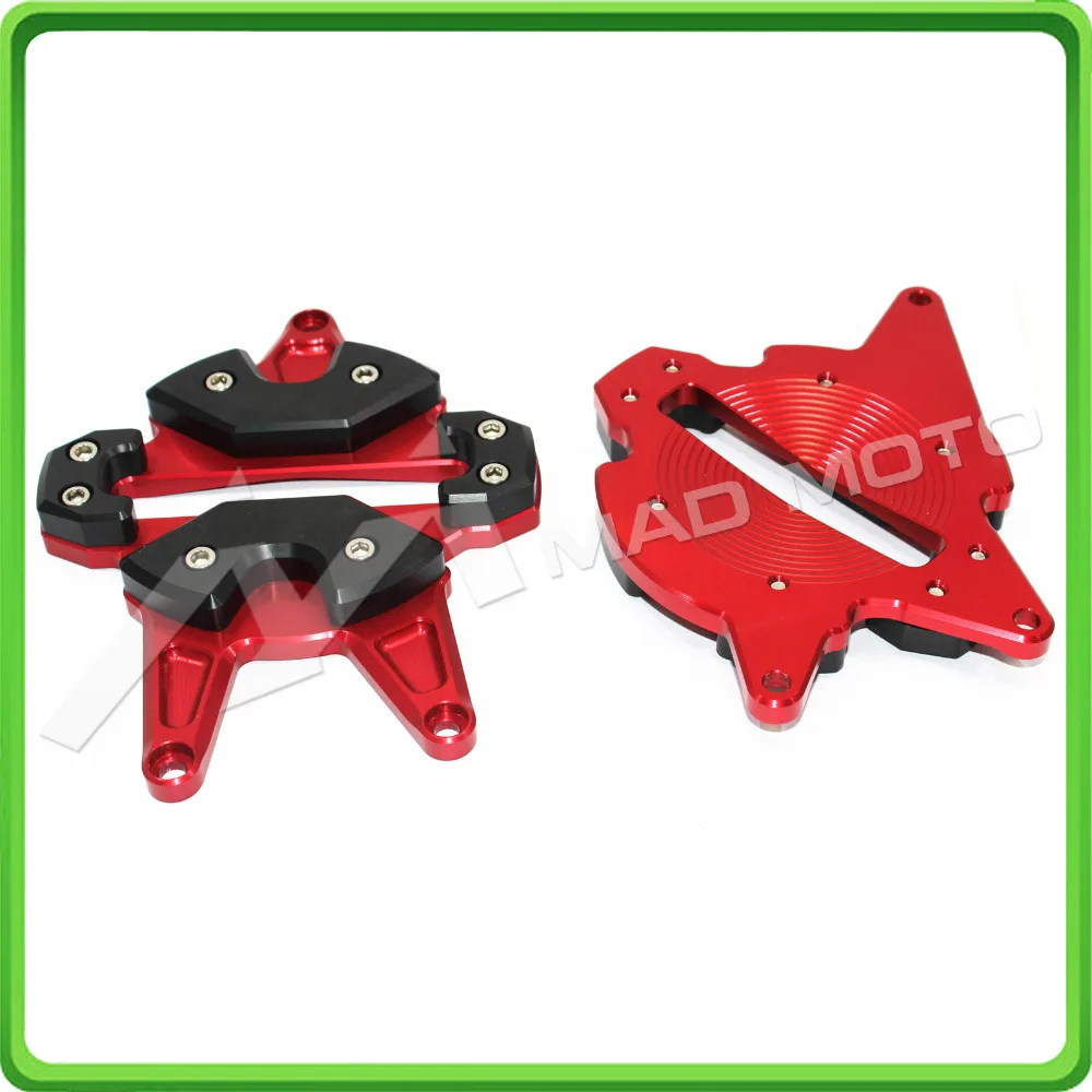 Motorcycle Engine Cover Protector Protection Set For Honda Grom MSX125 MSX 125SF 2013 2014 2015 2016 Red (6)