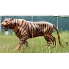 High quality hot selling life size cast bronze big tiger statue