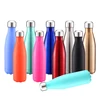 Free Sample Coca 750ml 500ml Sublimation Cola Shape Stainless Steel Water Bottle